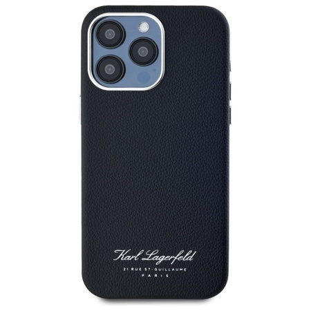 Etui Karl Lagerfeld Hotel RSG do iPhone 15 Pro Max Czarne - KLHCP15XPGWCMKHK