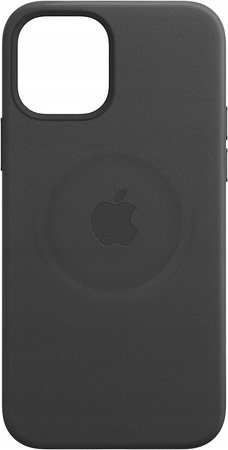 APPLE Leather CASE IPHONE 12 / 12 Pro CZARNE