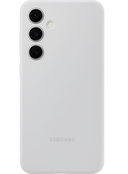 Silikonowe etui Samsung do Galaxy S24 FE Szare - EF-PS721CJEGWW