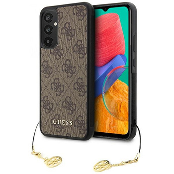 Guess 4G Charm Case for Samsung Galaxy A34 5G Brązowe