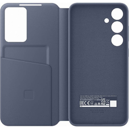 Etui z klapką Samsung Smart View Wallet Case do Galaxy S24 Plus, Fioletowe
