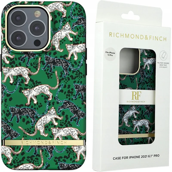 Richmond & Finch iPhone 13 Pro Freedom Case, Green Leopard