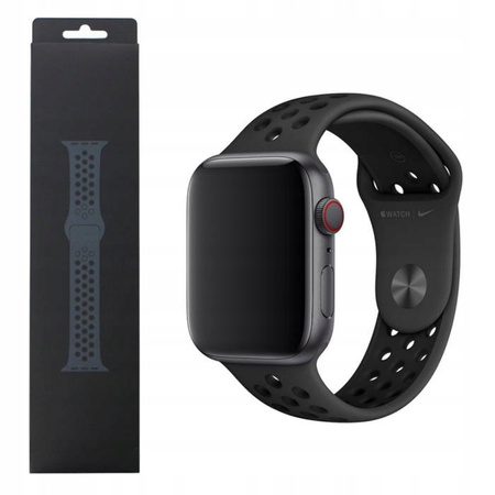 Pasek Apple Watch 38/40/41/SE/SE 2 Nike Sport Band Antracytowo Czarny - MX8C2FE/A