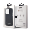 Etui Karl Lagerfeld Hotel RSG do iPhone 14 Pro Czarne - KLHCP14LPGWCMKHK