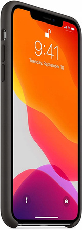 Silikonowe etui Apple do iPhone 11 Pro Max Czarny - MX002ZM/A