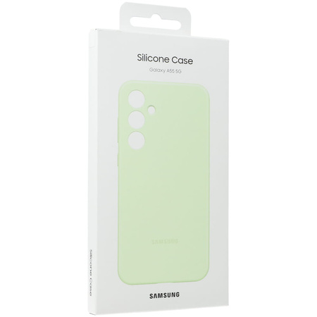 Etui silikonowe Samsung do Galaxy A55 5G Jasnozielone - EF-PA556TMEGWW