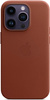 APPLE LEATHER CASE IPHONE 14 PRO Brązowy 