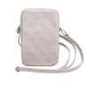 Guess PU 4G Triangle Logo Wallet Phone Bag Zipper RÓŻ