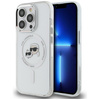 Etui Karl Lagerfeld Double Heads do iPhone 14 Pro Przezroczyste - KLHMP14LHLSKCH