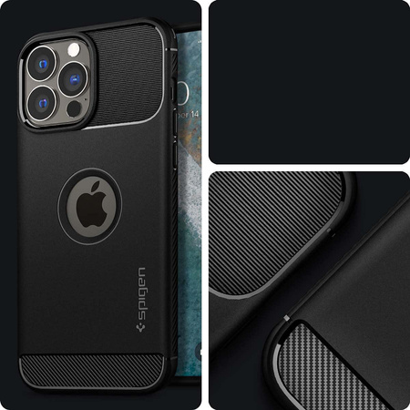 SPIGEN RUGGED ARMOR IPHONE 13 PRO MAX MATTE BLACK