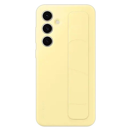 Etui Samsung do Galaxy S24 FE Standing Grip Żółte - EF-GS721CYEGWW