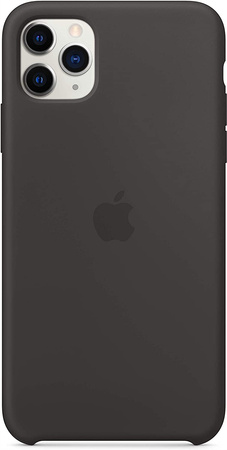 Silikonowe etui Apple do iPhone 11 Pro Max Czarny - MX002ZM/A