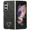 Etui Guess 4G Diamond Triangle do Galaxy Z Fold 5 Brązowe - GUHCZFD5P4TDPK