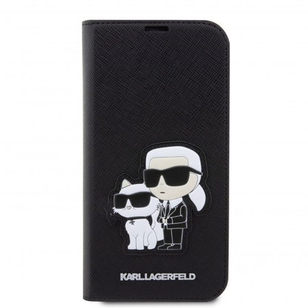 Etui Karl Lagerfeld Karl&Choupette do iPhone 13 Pro Czarne - KLBKP13LSANKCPK