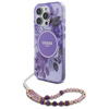 Etui Guess IML Flowers do iPhone 16 Pro Max Fioletowe - GUHMP16XHFWBRCESU