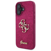 Guess iPhone 16 6.1" fioletowy hardcase Fixed Glitter Big 4G