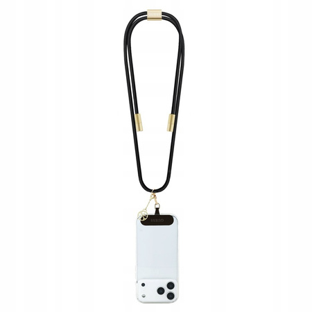 GUESS USB-C charging cable crossbody strap - uniwersalna, długa smycz do telefonu z wbudowanym kablem USB-C