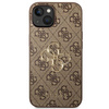 Guess GUHCP14S4GMGBR iPhone 14 / 15 / 13 6.1" brązowy/brown hardcase 4G Big Metal Logo