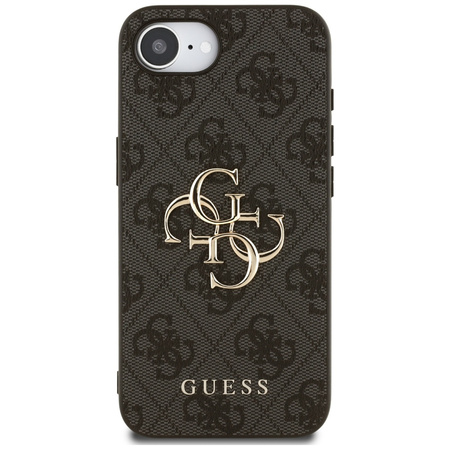 Etui Guess 4G Classic Logo do iPhone 16e Szare - GUHCPSE44GMGGR