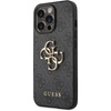 Etui Guess 4G Big Metal Logo do iPhone 14 Pro, szare