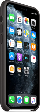 Silikonowe etui z MagSafe Apple do iPhone 11 Pro Czarne - MWYN2ZM/A