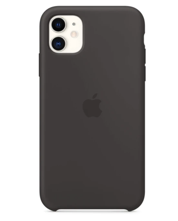 Silikonowe etui Apple do iPhone 11 Czarne - MWVU2ZM/A