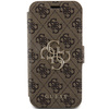 Guess GUBKP15X4GMGBR iPhone 15 Pro Max 6.7" brązowy/brown book 4G Metal Logo