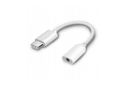 Xiaomi adapter USB typ C na JACK 3,5 - BIały