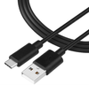 Kabel Tactical Smooth Thread USB-A do USB-C 1m Czarny