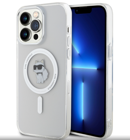 Etui Karl Lagerfeld Choupette do iPhone 15 Pro Max Przezroczyste - KLHMP15XHFCCNOT