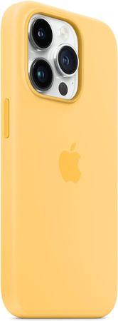APPLE SILICONE CASE IPHONE 14 PRO ZÓŁTY