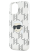 Karl Lagerfeld IML Electroplated Karl Head Case for iPhone 15 Transparent
