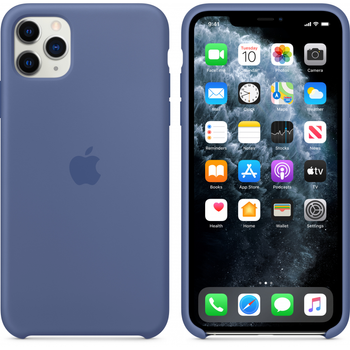 Silikonowe etui z MagSafe Apple do iPhone 11 Pro Max Niebieskie - MY122ZM/A