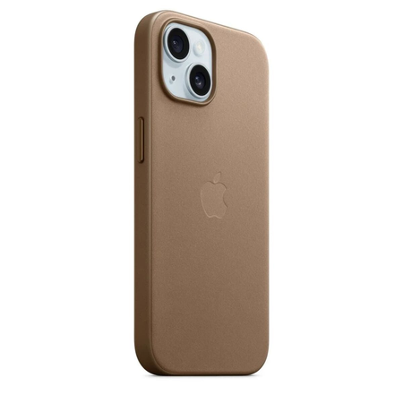 Apple Etui z tkaniny FineWoven do iPhone 15 z MagSafe – Jasnobeżowe