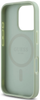 Guess PU Teksturowane etui Classic Logo MagSafe do iPhone 16 Pro Max Zielone
