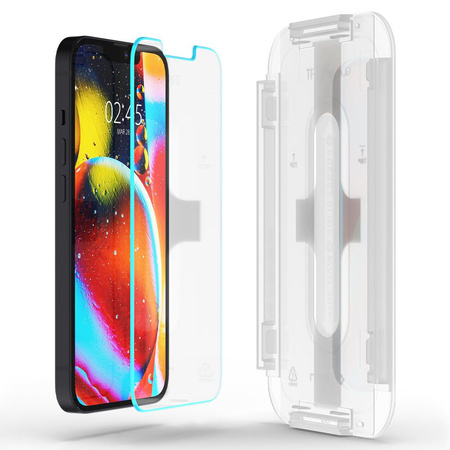Szkło hartowane Spigen do iPhone 13 Mini(2szt. + aplikator) - AGL03396