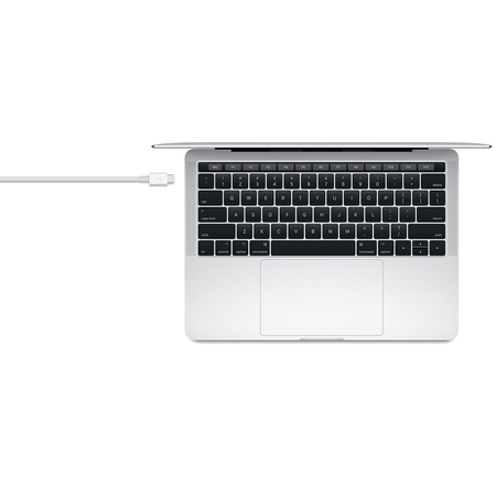 Kabel Apple Thunderbolt 3 do USB-C 100W 0,8m Biały