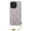 Guess 4G Charm Case for iPhone 16 Pro Tone on Tone Róż