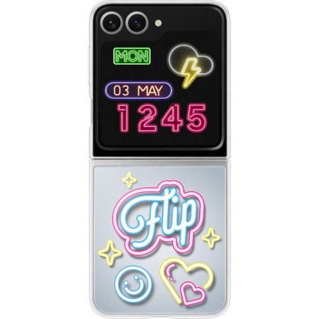 Etui Samsung FlipSuit do Galaxy Z Flip6, przezroczyste z wymienną płytką