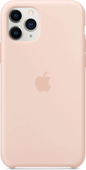 Silikonowe etui Apple iPhone 11 Pro Piaskowy Róż - MWYM2ZM/A