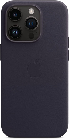 APPLE LEATHER CASE IPHONE 14 PRO Atramentowy