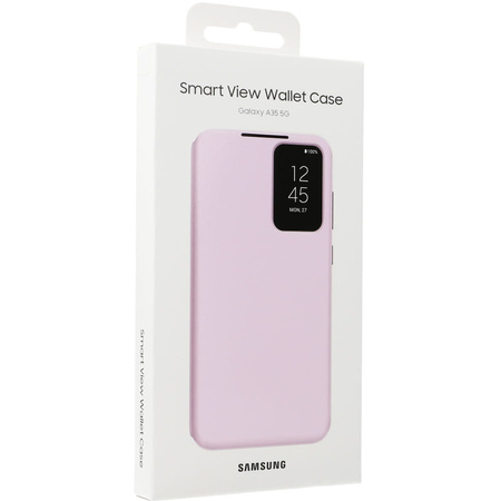 Etui Samsung Smart View Wallet do Galaxy A35 5G Lawendowe - EF-ZA356CBEGWW