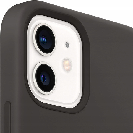 APPLE SILIKON CASE IPHONE 12 / 12 Pro CZARNE 