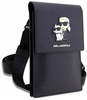 Torba Karl Lagerfeld Saffiano Metal Logo NFT - Czarna