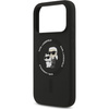 Etui Silikonowe Karl Lagerfeld K&C Ring  do iPhone 17 Pro Czarne - KLHMP17LSCMKCRHK