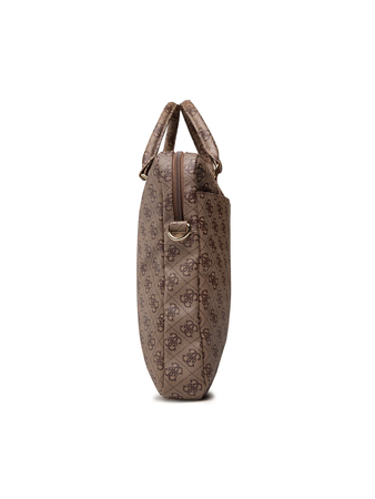 Torba Guess 4G UpTown 15 cali Brązowa