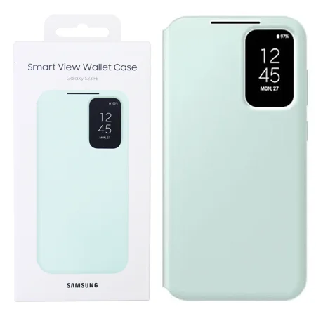 Etui Samsung Smart View Wallet do Galaxy S23 FE Miętowe - EF-ZS711CM