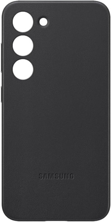 SAMSUNG EF-VS916LBEGWW S23+ LEATHER CASE Czarne