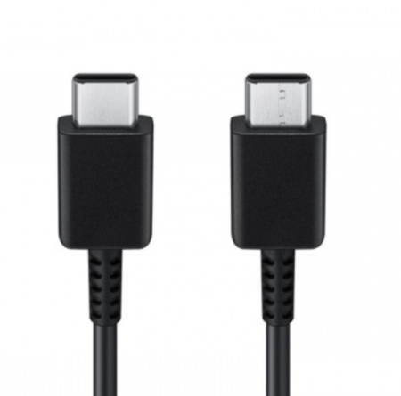 Oryginalny kabel Samsung USB-C do USB-C EP-DW767 do ładowania 1.8m 3A 25W / 45W Czarny