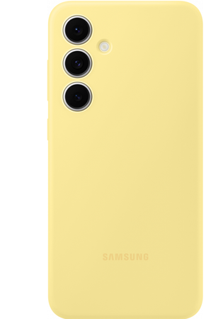 Silikonowe etui Samsung do Galaxy S24 FE Żółte - EF-PS721CYEGWW